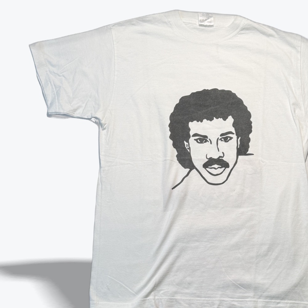 Lionel Richie Graphic Tee White Stedman Classic Portrait Shirt Mens Size M